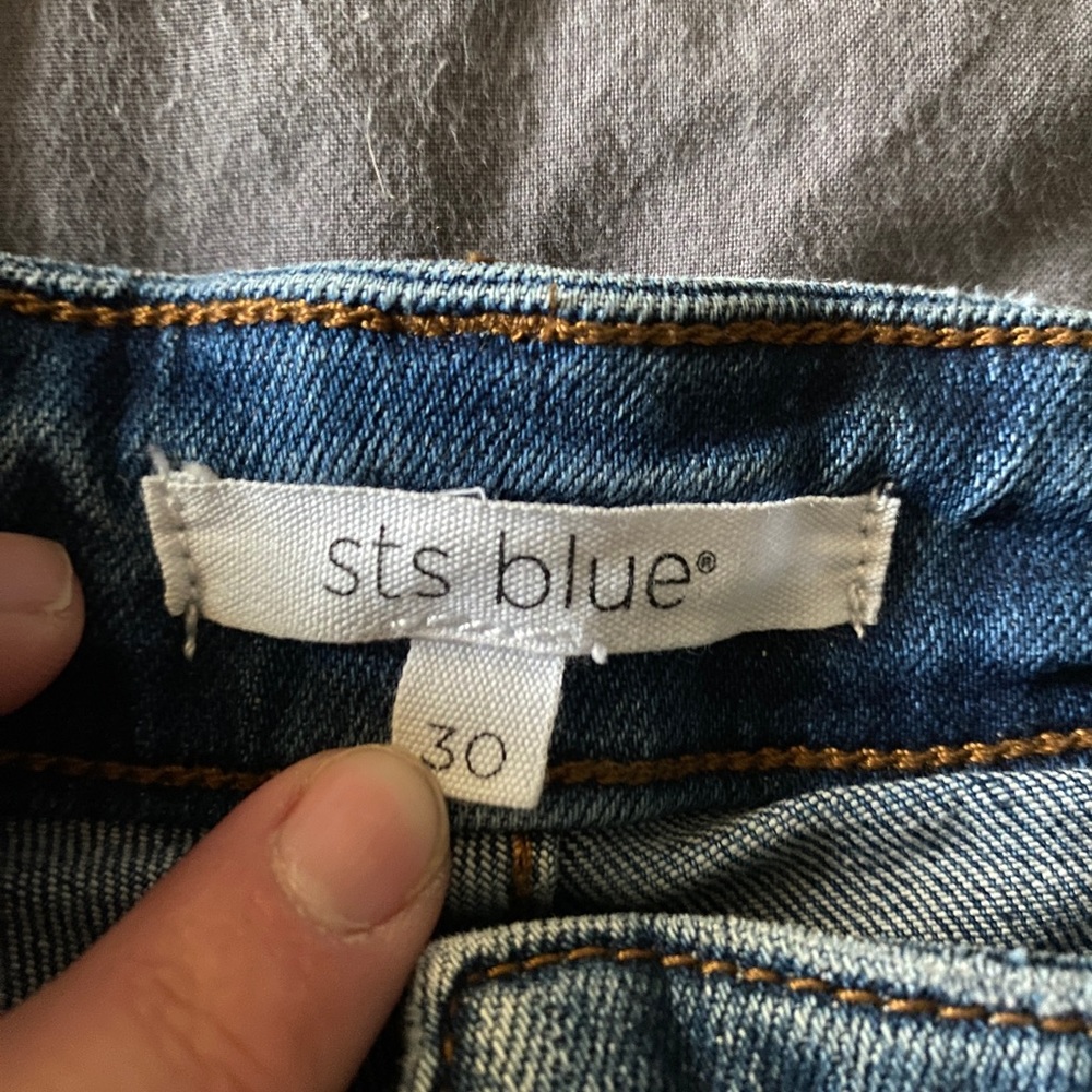 Mid Rise Denim Shorts - Picture 2 of 3